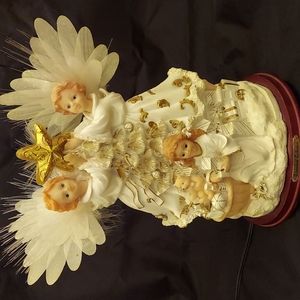 Fiber Optic Cupid Angels Display